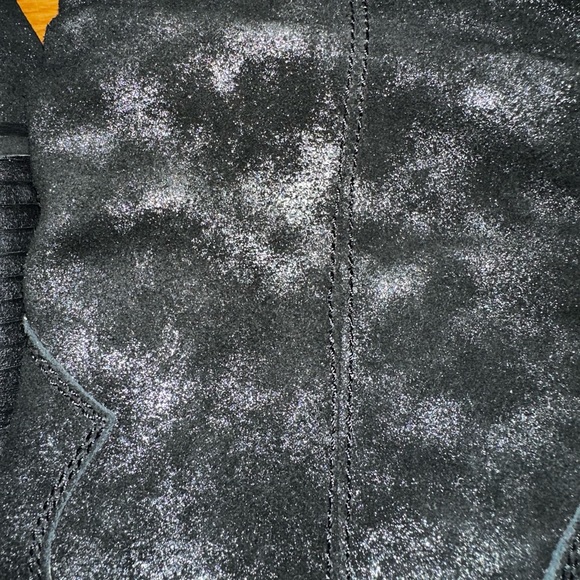 Vaneli Catkin Western Heeled Pull on slouch boot Black/silver - Picture 8 of 12